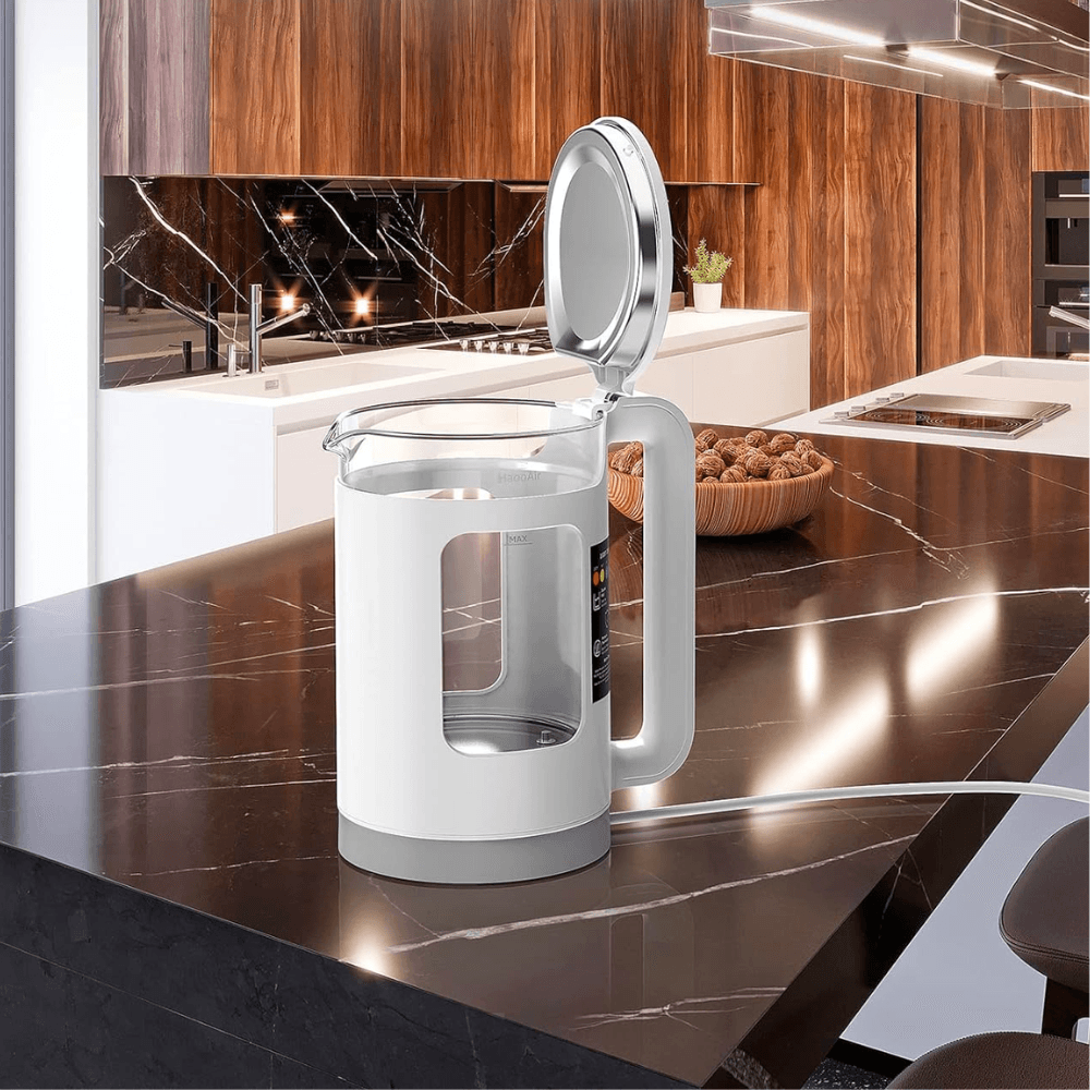 Fierbător Electric Koken.ro, 1500 W, durabil, capacitate mare 1.5 L, oprit automat când este deschis, Ceainic electric, - köken