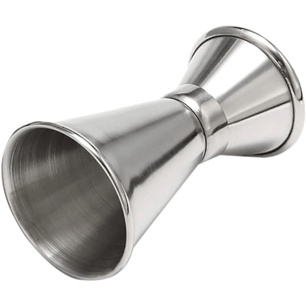 Set de Barman pentru Bauturi Koken.ro, Kit pentru barmani din 9 piese Otel inoxidabil, Suport din Bambus, Shaker Cobbler 750 ml, Argintiu - köken