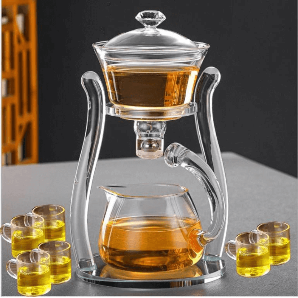 Ceainic Touch Koken, din sticlă cu infuzor japonez, Sticla borosilicată, Rezistent la temperaturi extreme 150℃, 350 ml - köken