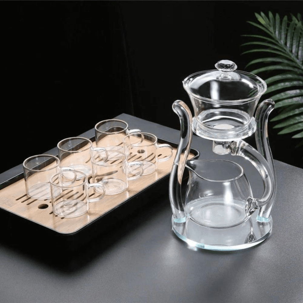 Ceainic Touch Koken, din sticlă cu infuzor japonez, Sticla borosilicată, Rezistent la temperaturi extreme 150℃, 350 ml - köken