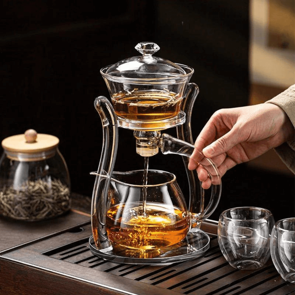 Ceainic Touch Koken, din sticlă cu infuzor japonez, Sticla borosilicată, Rezistent la temperaturi extreme 150℃, 350 ml - köken