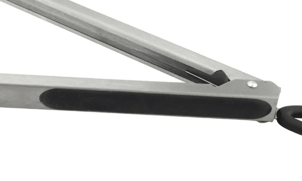 Cleste pentru bucatarie si grill Koken.ro, Otel inoxidabil/Silicon, gătește și servește cu ușurință, 36x3,8 cm, Negru/Argintiu - köken
