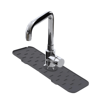 Covoras protectie chiuveta Koken.ro, Protectie anti-stropire, Silicon, pliabil, suprafata anti-alunecare, 37 x 14 x 6,3 cm, Gri - köken