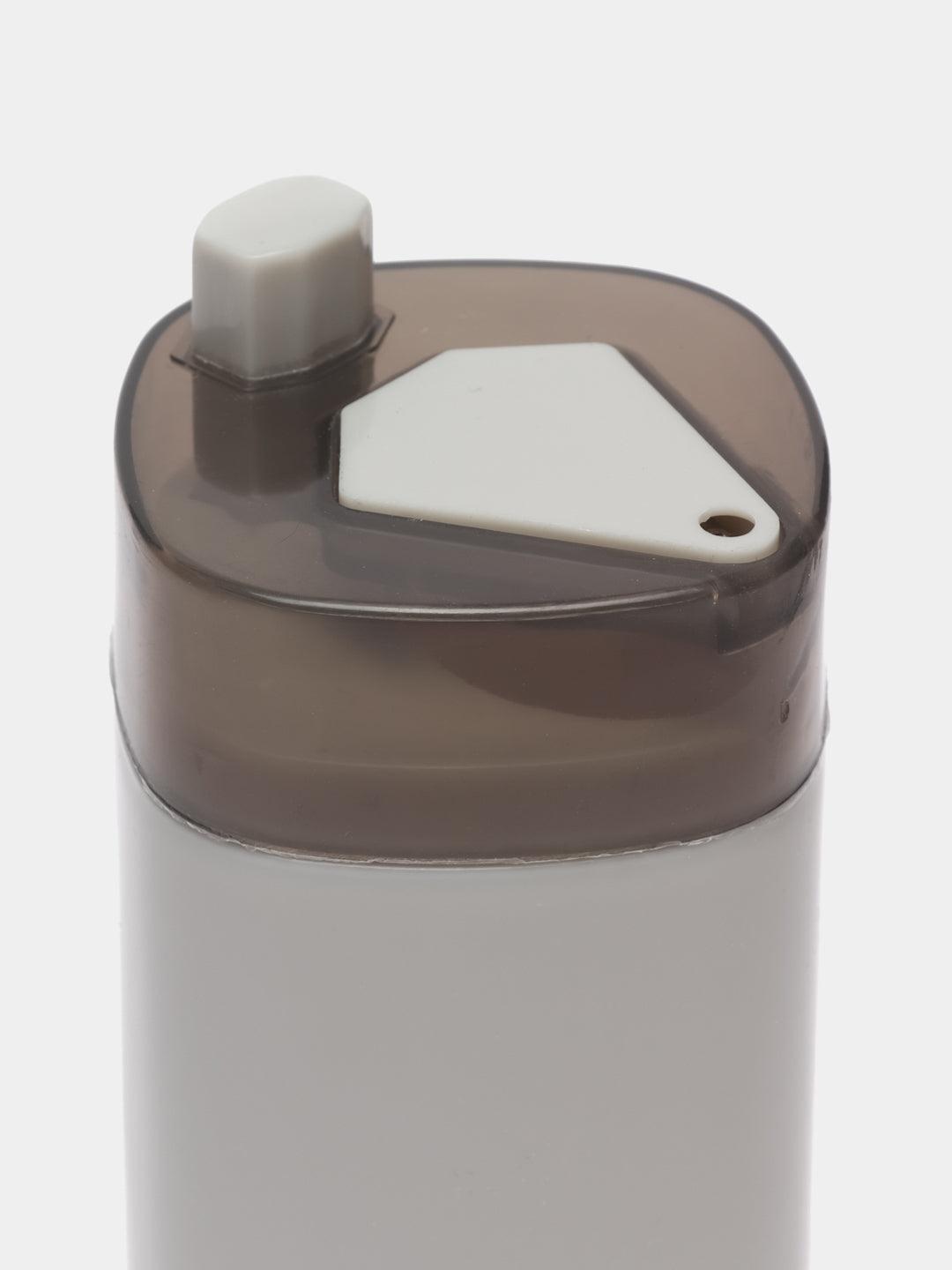 Dispenser Scobitori cu Buton de la Koken.ro, Suport Rotativ din Plastic, 8,3 x 5,5 cm, Culoare Gri - köken