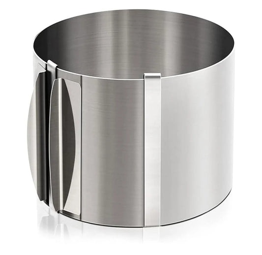 Inel reglabil si gradat pentru tort Koken - alege sa gatesti usor cu rezultate perfecte, diametru 15-30 cm, inălțime 15 cm, Oțel Inoxidabil